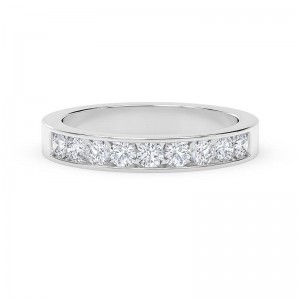 De Beers Forevermark Channel Set Band