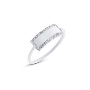 Diamond Bar Ring