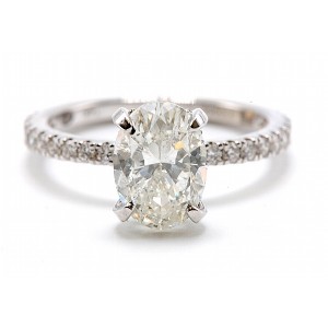 Oval Diamond Engagement Ring