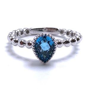 Ladies Blue Topaz Ring