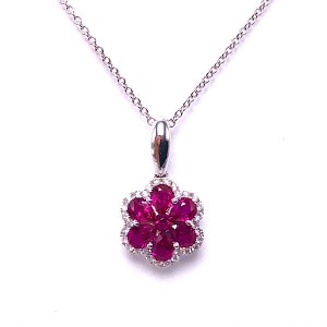 Ruby & Diamond Pendant