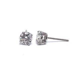 Solitaire Diamond Earrings