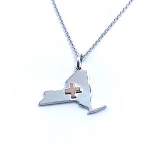 NY STRONG Pendant with Medical Cross
