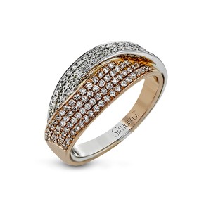 Simon G. Pave Diamond Overlapping Band