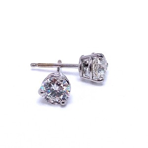 Solitaire Diamond Earrings