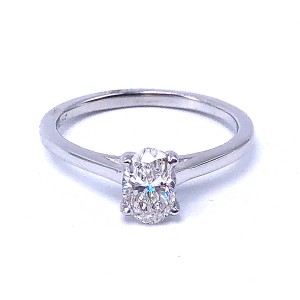 Oval Diamond Engagement Ring
