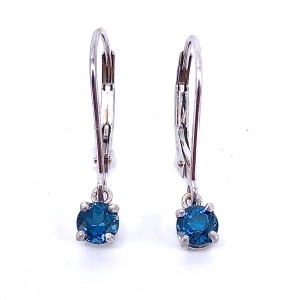 Blue Topaz Earrings