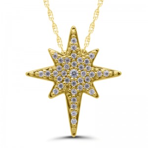 Diamond Starburst Pendant