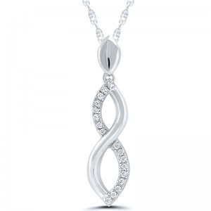 Diamond Infinity Pendant