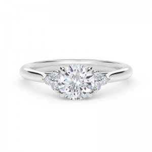 De Beers Forevermark Accent© Engagement Ring with Triple Sides