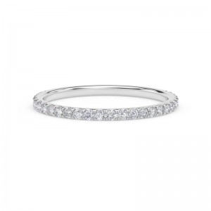 De Beers Forevermark French Pave Band