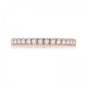 A.JAFFE Empire Legacy Diamond Halfway Wedding Band