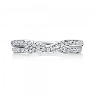 A.JAFFE Double Row Curved Band