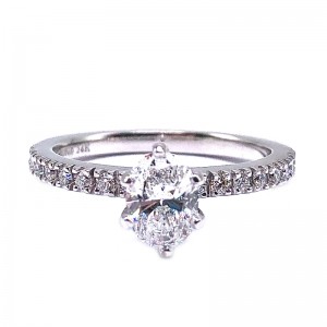 Oval Diamond Engagement Ring