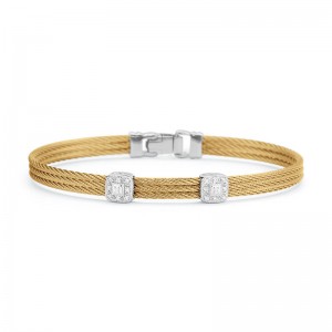 Alor Yellow Cable Stackable Bracelet
