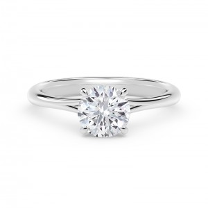 De Beers Forevermark Round Diamond Engagement Ring