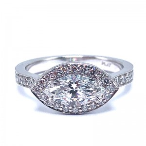 Marquise Diamond Engagement Ring