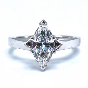 Marquise Diamond Engagement Ring