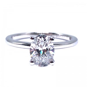 Oval Diamond Engagement Ring