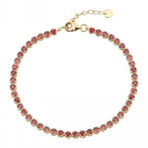 Ruby Tennis Bracelet