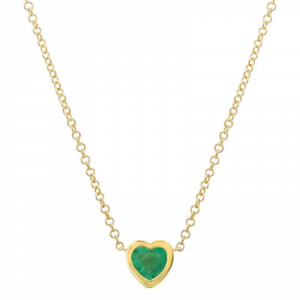 Emerald Heart Necklace