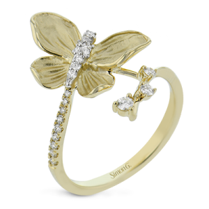 Simon G. Diamond Dragonfly Ring