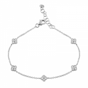 Diamond Clover Bracelet