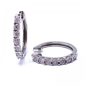 Miracle Mark Diamond Hoop Earrings