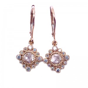 VIVAAN 'Love Song' Rose Cut Diamond Earring