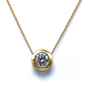 Diamond Bezel Pendant