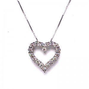 Miracle Mark Diamond Heart Necklace