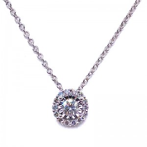 Miracle Mark Diamond Halo Necklace