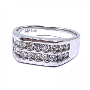 Mens Diamond Wedding Band