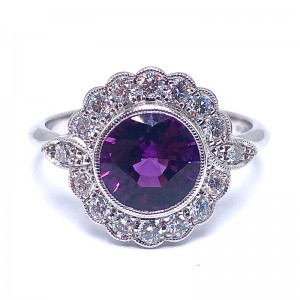 Sapphire & Diamond Ring