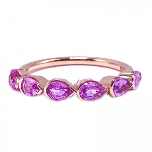 VIVAAN 'Tuly' Pink Sapphire Ring