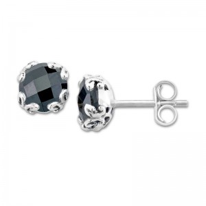 Samuel B. Black Spinel Stud Earrings