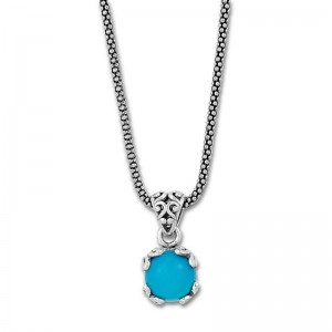 Samuel B. Sleeping Beauty Turquoise Pendant