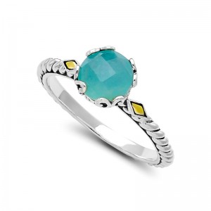 Samuel B.  Aquamarine Birthstone Ring