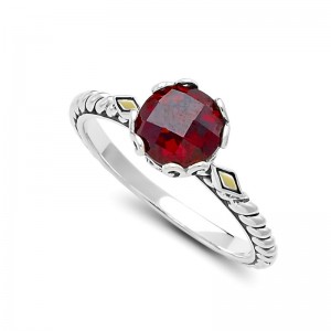 Samuel B. Garnet Birthstone Ring