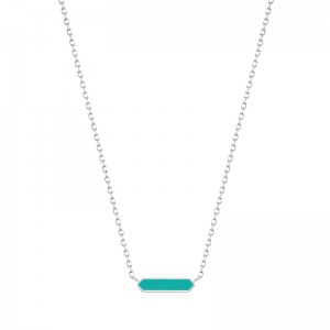 Ania Haie Enamel Bar Necklace