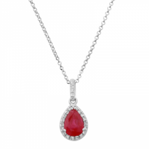 Ruby & Diamond Pendant