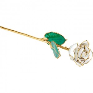 24K Gold Dipped April Diamond Rose