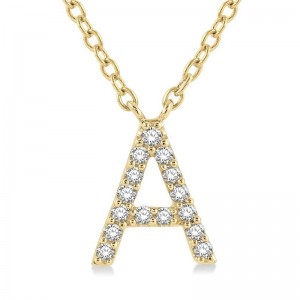 Diamond Initial Pendant