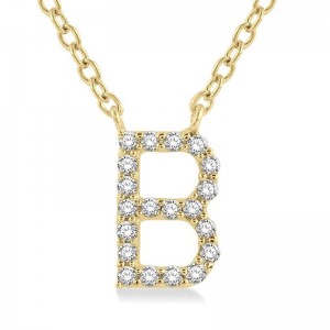 Diamond Initial Pendant