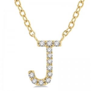 Diamond Initial Pendant