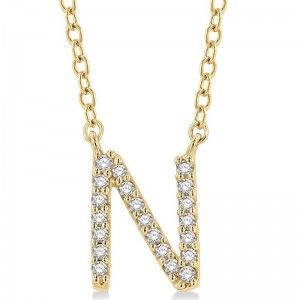 Diamond Initial Pendant