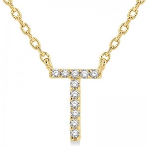 Diamond Initial Pendant