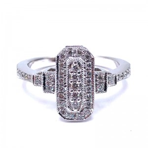 Estate Diamond Filigree Ring