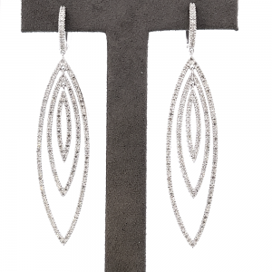 Estate Diamond Earrings