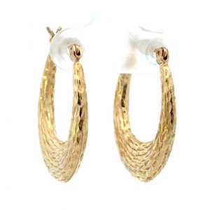 Estate Diamond Hoops